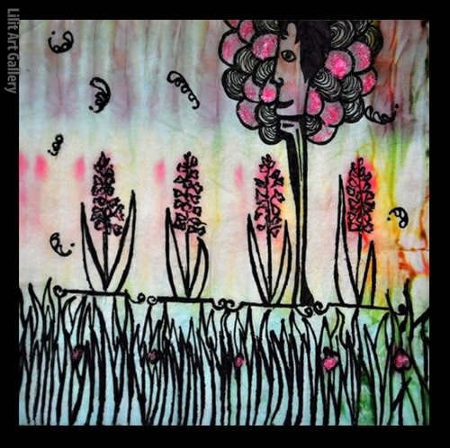 تابلو نقاشی سنبل‌های بهار