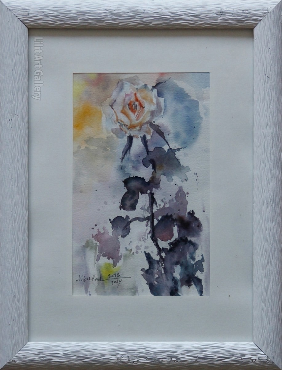 تابلو نقاشی شماره 9 – شاخه گل رز