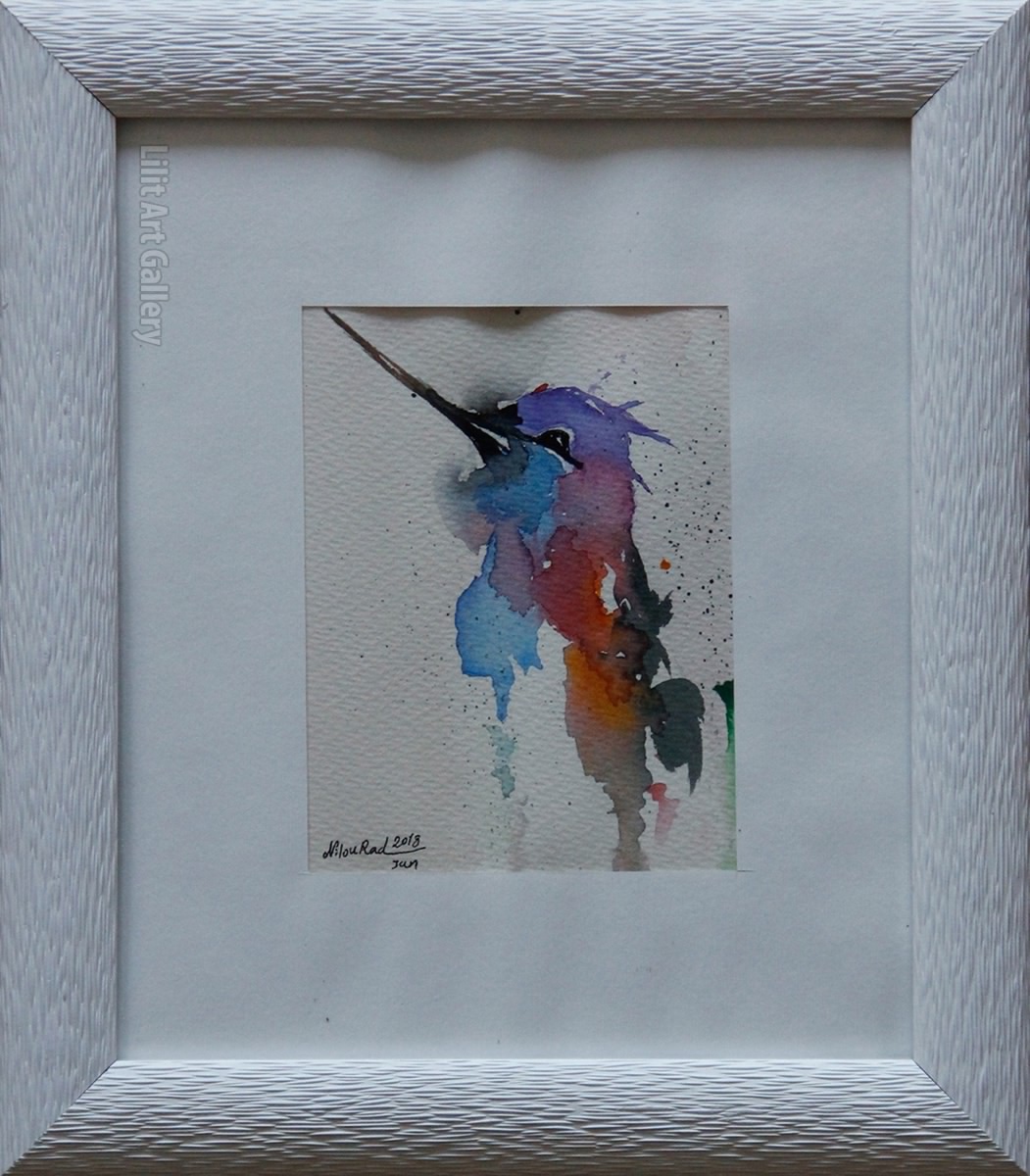 تابلو نقاشی شماره 12 – پرنده شهدخوار