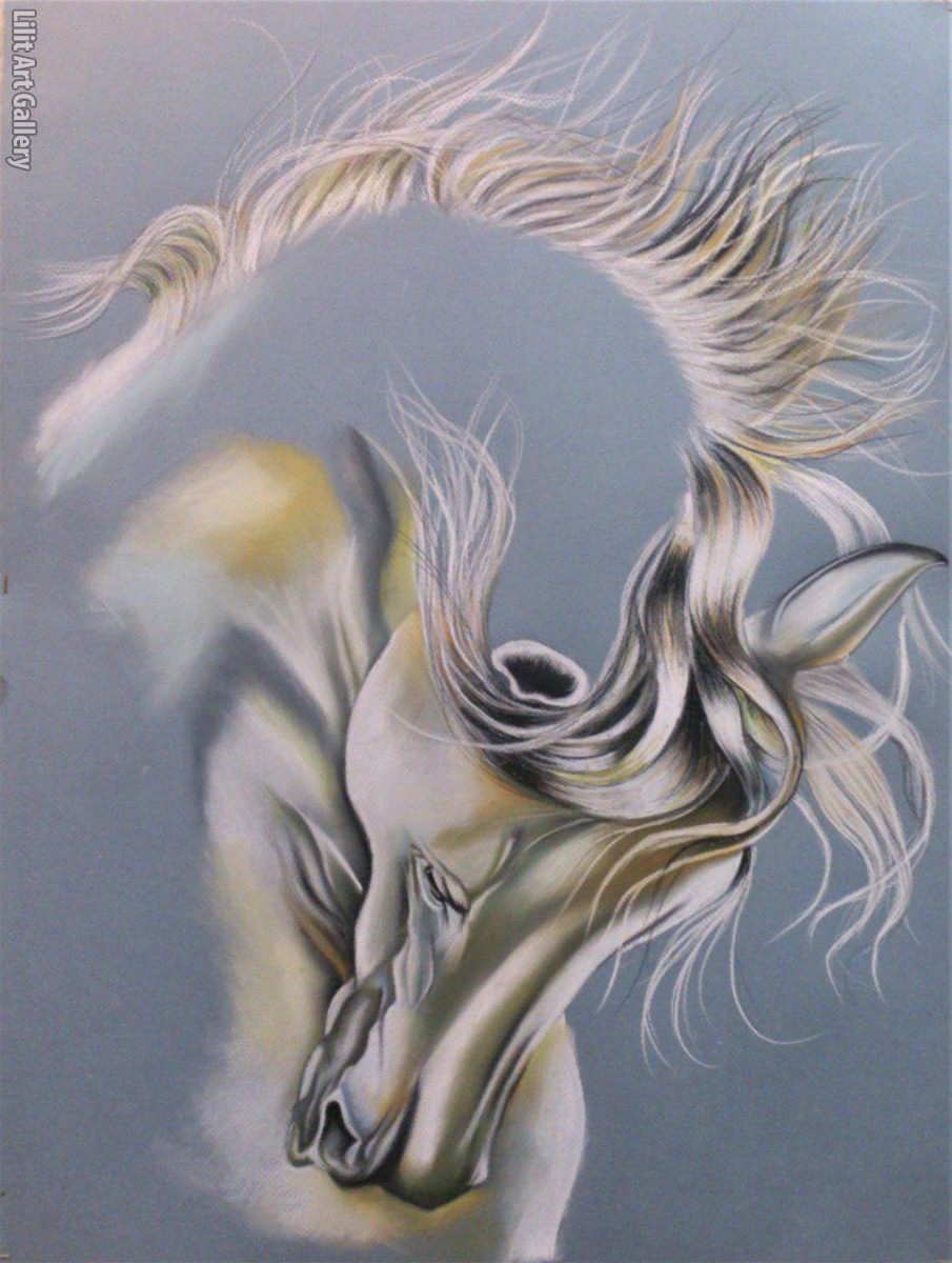 تابلو نقاشی اسب رویا