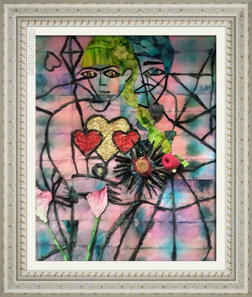 تابلو نقاشی داستان عاشقانه آدم و حوا – پلان 3