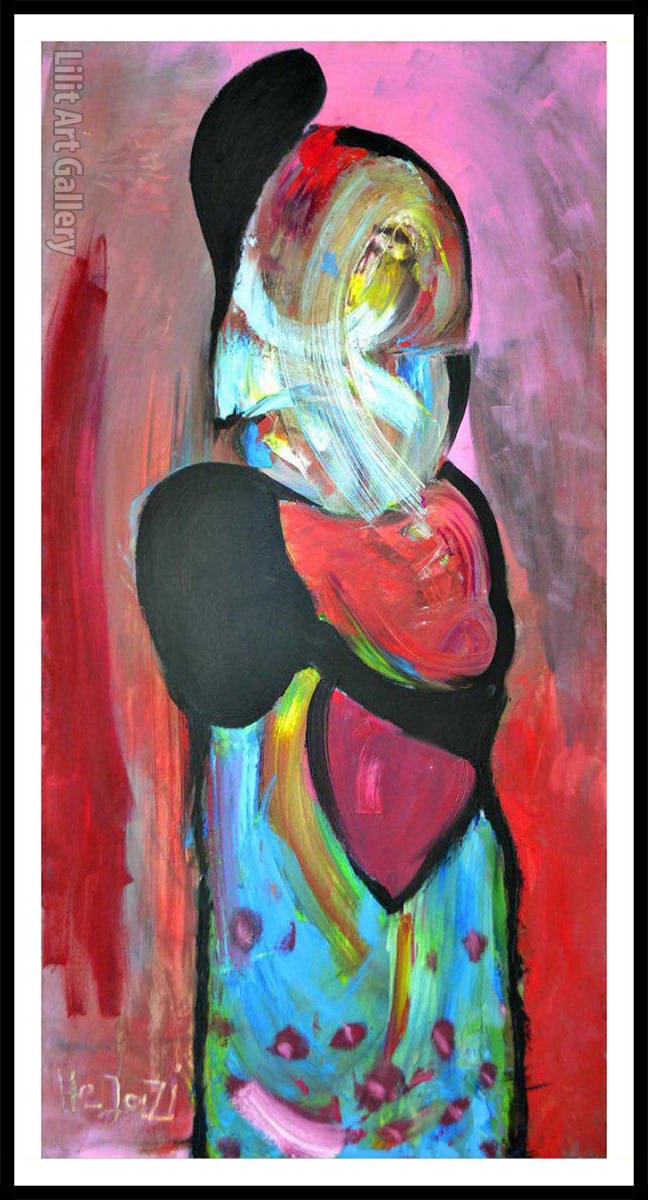تابلو نقاشی زن