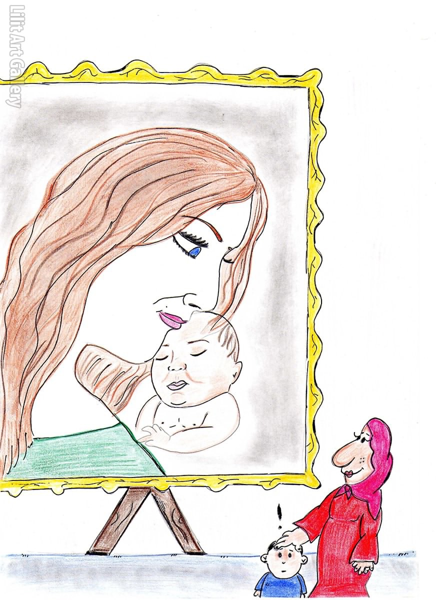 تابلو نقاشی مهر مادر
