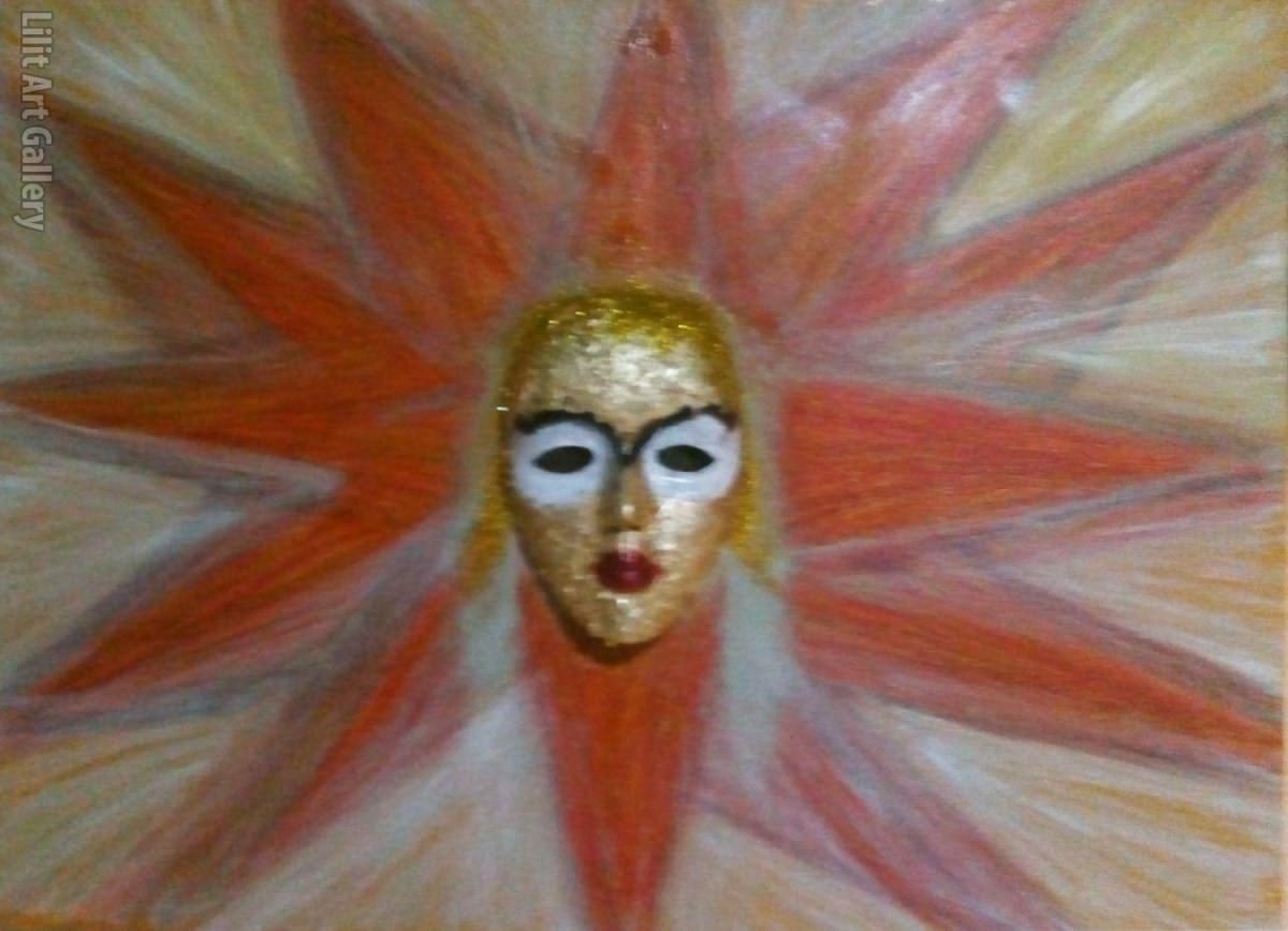 تابلو نقاشی خورشید تابان