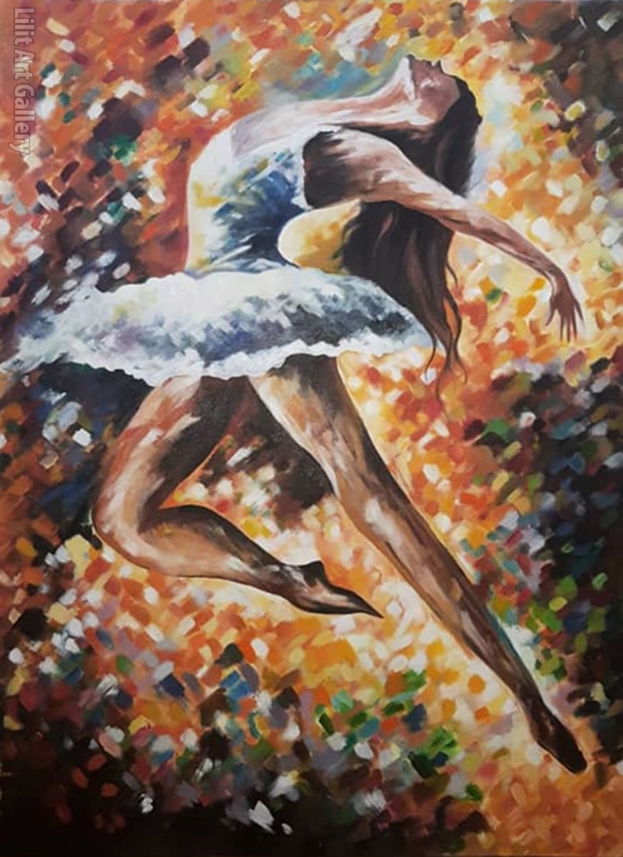 تابلو نقاشی رقص باله
