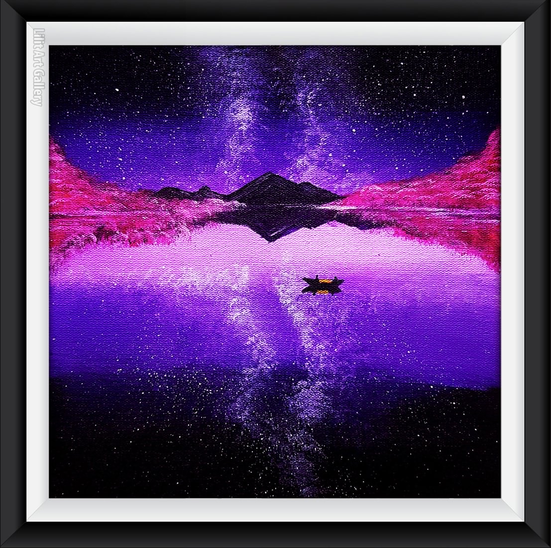 تابلو نقاشی انعکاس بنفش – Purple reflection